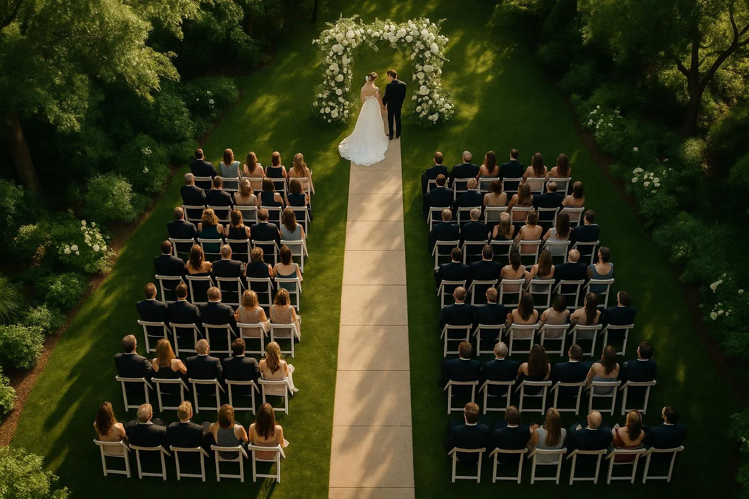 Cérémonie en plein air